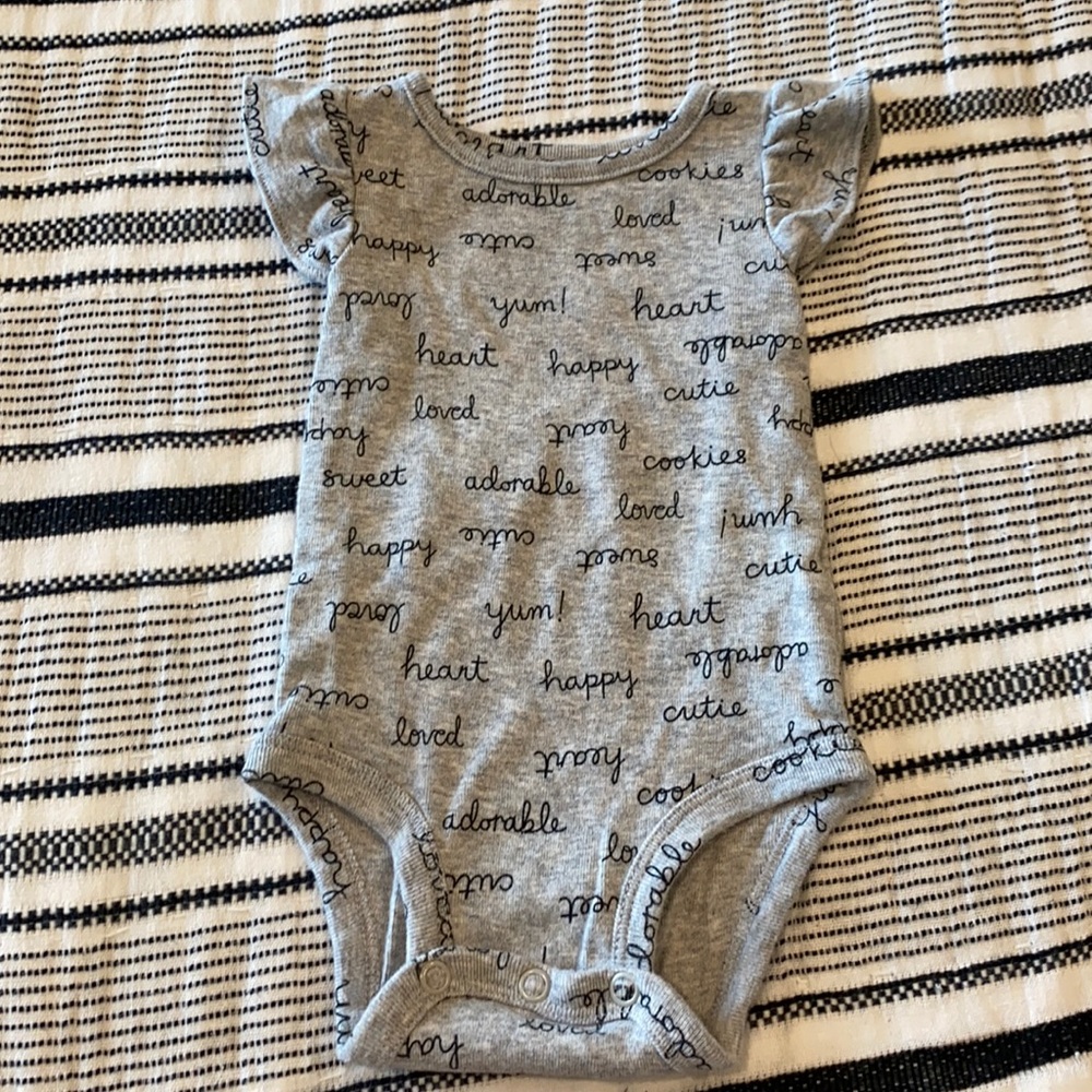 Carter’s Ruffle Short Sleeve Onesie